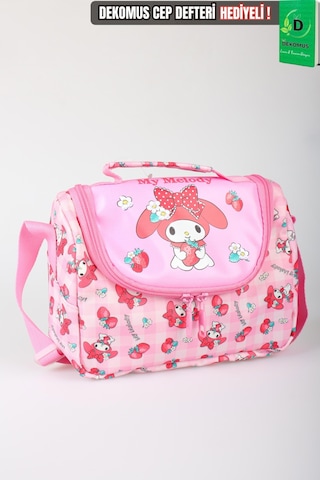X Dekomus Lisanslı My Melody Yeni Sezon Sweet Berry Collection Termoslu Beslenme Çantası Açık Gri