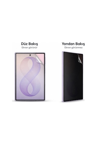 Samsung Galaxy Z Fold 8 Ultra Uyumlu Ön Parmak İzi Bırakmaz Hayalet Mat Ekran Koruyucu Nano Jelatin