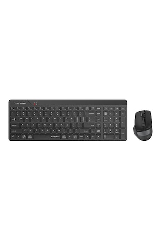 A4tech Fg2400 Aır2 Kablosuz Q Trk Sessiz Siyah Klavye - Mouse Set Lazer