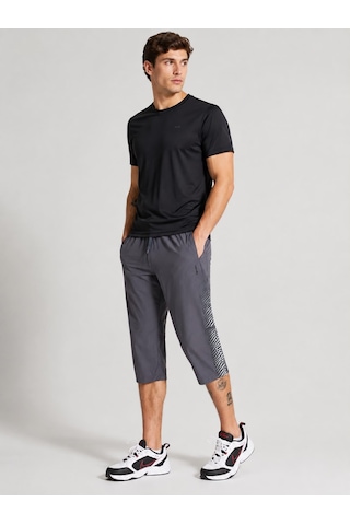 Tryon Dakota Polyester Kumaş Erkek Antrasit Spor Kapri