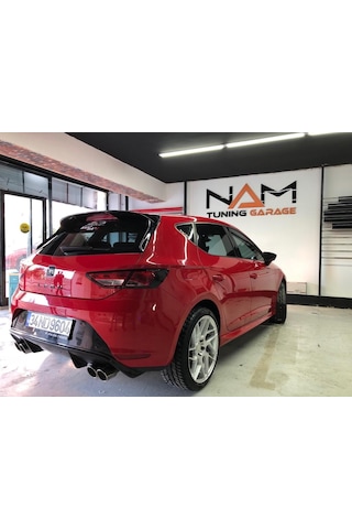 Seat Leon Spoiler Spoyler Yan Çıta Plastik Parlak Siyah