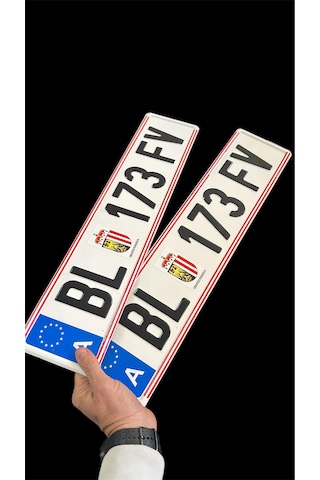 Yabancı Plaka, Avusturya Plakası, Tüm Eyaletler