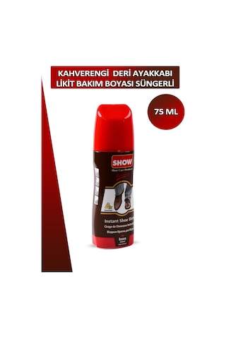 Dopar Show Deri Likit Ayakkabı Bakım Boyası 75 ML - Süngerli
