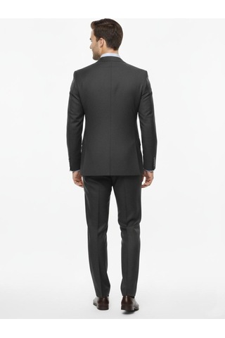 Presto Erkek Slimfit Çizgili Yün Takım Elbise 6 Drop Lacivert 2127-200 Lacivert