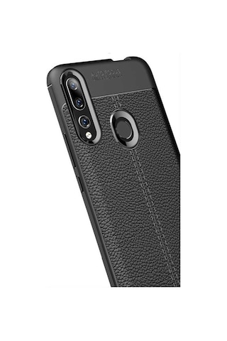 Huawei Y9 Prime 2019 Kilif Deri Tarzi Niss Silikon Case 389468690