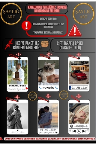 Kişiye Özel Spotify Qr Kodlu Araç Ayna Süsü , Aksesuar - Yazı /isim Eklenebilir Fotoğraf Hediyeli