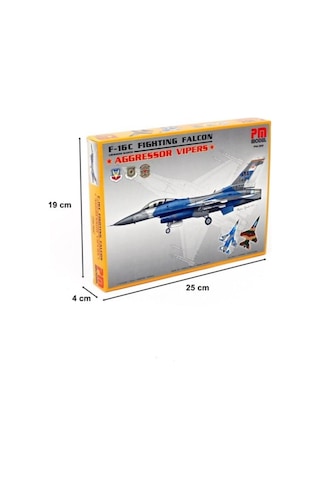 F-16 C Aggressor Pm Model Montajlı Plastik Uçak Maket Kiti