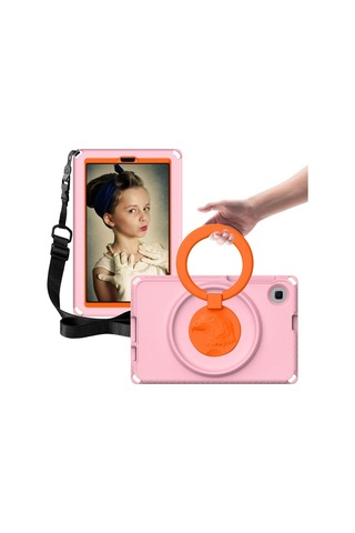 Samsung Galaxy Uyumlu Tab A9 8.7 X110/x115 Eva Hybrid Pc Şok Geçirmez Tablet Kılıfı Çerçeveli