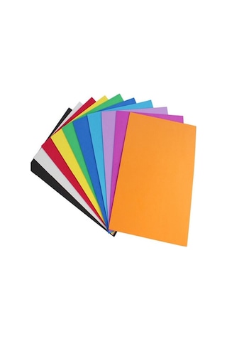 10 Lu 50x70cm Karışık Renk Fon Kartonu Rulo 10adet