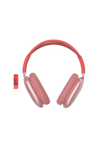 Kablosuzörgübaş Yay Kulaklıkağır Bas Hareketçağrıgürtü Azaltma Kırmızı