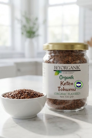 Beygurme Organik Keten Tohumu 100 G