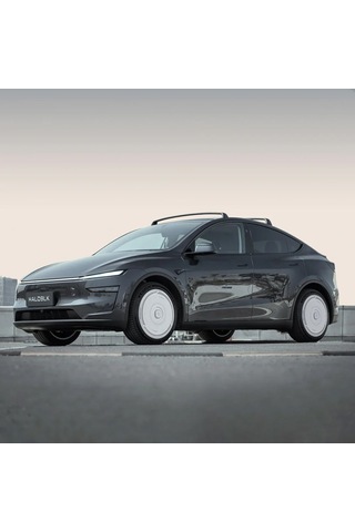 Haloblk Halodısc 2 Cybertrack - Tesla Model Y - 19 İnç Aerodinamik Beyaz Jant Kapağı - 4 Adet