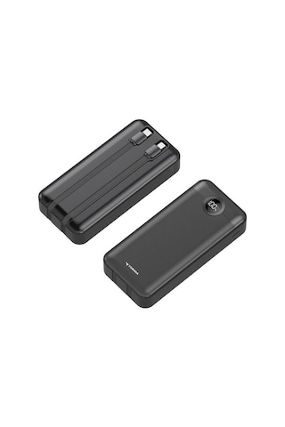 Torima TRM-1025 20000 mAh 2 Çıkışlı Taşınabilir Hızlı Şarj Dijital Göstergeli Powerbank Siyah