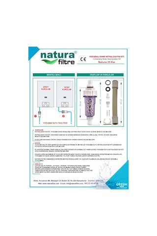 Yoğuşmalı Kombi Nötralizasyon Kiti 10-35 KW