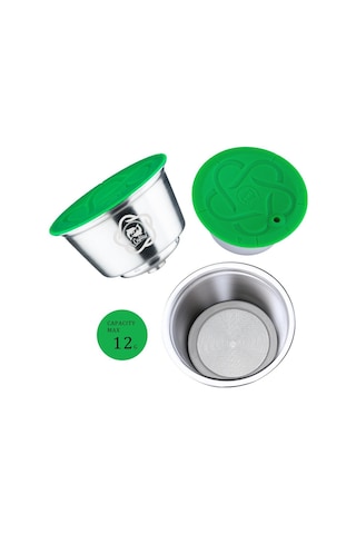 Teltree Tek Kapsül+kova Fırça 20ml, Çok Kullanımlı Yağlı Tipi Paslanmaz Çelik Dolma Nescafé Dolce Gusto Kahve Kapsülü Diğer