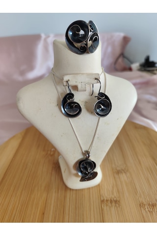 Gümüş Sarmarlı Set Gümüş