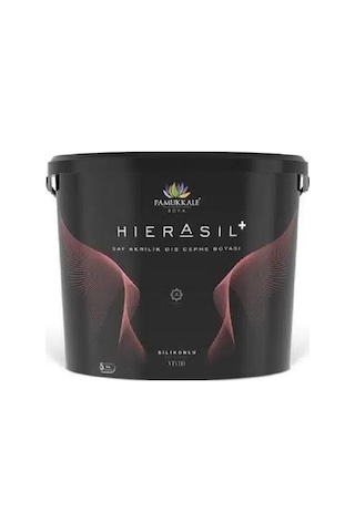 Pamukkale Hierasil %100 Saf Akrilik Silikonlu Dış Cephe Boyası 15 Lt Yeni Ayasofya 1 Adet