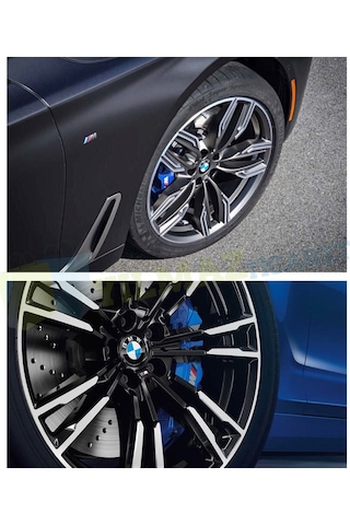 Bmw M Logo Kaliper Oto Sticker Yapıştırma Çıkartma Etiket 6 Adet