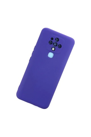 Jenerik Tecno Camon 16 Kılıf Nano İçi Kadife Silikon - Mor