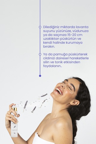 Bade Natural Saf Canlandırıcı ve Besleyici Etkili Doğal Lavanta Suyu Tonik 100 ML