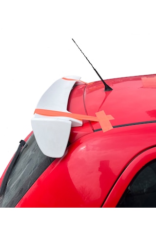 Skoda Fabia 2006 - 2014 Üniversal Plastik Boyasız Spoiler
