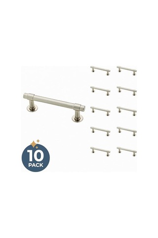 P29520k-sn-b 3 76 Mm Düz Çubuk Çekme, 3 76 Mm , Saten Nikel, 10 Adet