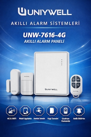 Unıywell 7616 Akıllı Alarm Set