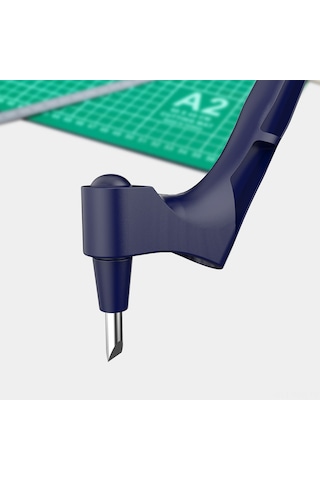 Springsun 360 Derece Dönen Hassas El İşi Kesme Bıçağı - Kâğıt, Vinil Ve Plastik Kesim İçin Portakal