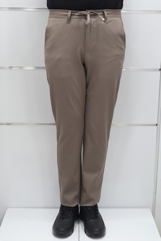 Marcao Dmctekstil Erkek Düz Normal Bel Normal Kesim Dar Paça Kışlık Jogger Pantolon Kahverengi