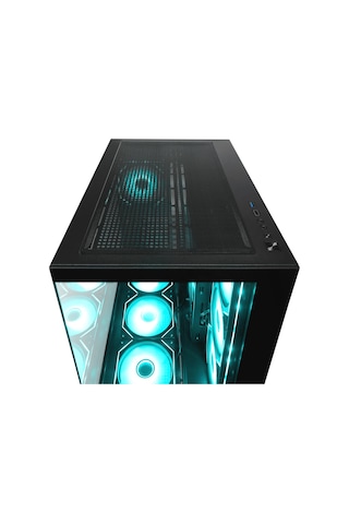 Rampage Ares 750w 80+ Bronze 12cm Argb Fan Tempered Glass Mid-t Siyah Gaming Kasa