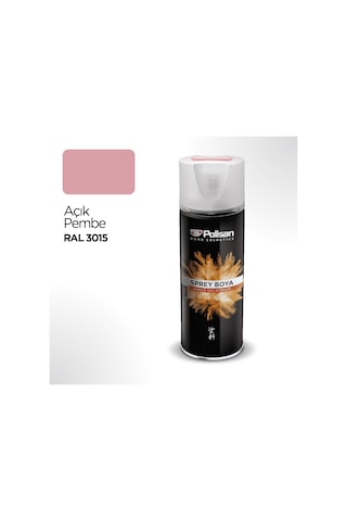 Polisan Akrilik Sprey Boya Açık Pembe 400 ML.