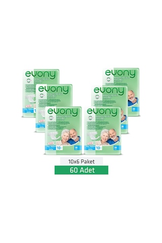 Evony Yetişkin Hasta Bezi M 60 Adet
