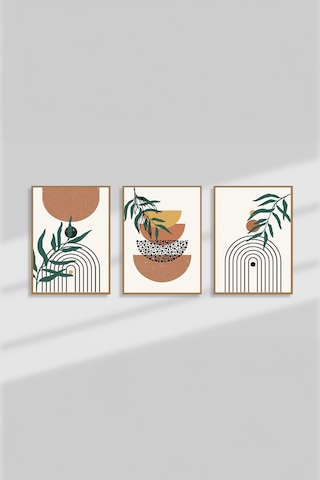 Artavessa 3 Parça Çerçeve Görünümlü Mdf Tablo Seti - ARTSYCLLCT33 15 x 20 15 x 20