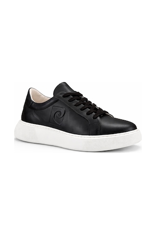 Pierre Cardin 1362002 Hakiki Deri Günlük Erkek Sneaker Şık Ayakkabı Siyah
