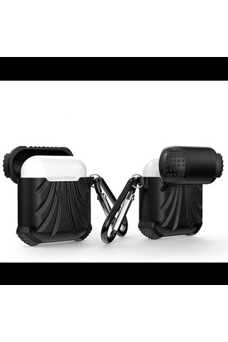 Apple AirPods Uyumlu Kılıf Zore Airbag 01 Silikon Yeşil