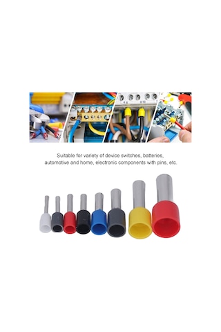 Gajeena 1200 Adet Bakır Soğuk Presli Terminal Seti 22-8 Awg : Ev, Otomobil Ve Elektronik Cihazlarda Hızlı Kablolama İçin Çeşitli Boyutlu Kutulu Paket