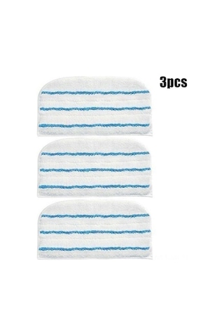 Vkemall Black&decker Buharlı Paspas Yedek Pedi - 3'lü Mikrofiber Set, Tüm Sert Zeminler İçin Diğer