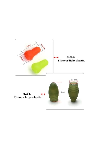 Yeşil 8 Adet Sazan Balıkçılık Aksesuarları Dacron Kutup Konektörü Kibrit Direği Olta Takımı Kuleleri İçin Sazan Yöntemi Besleyici Olta Takımı