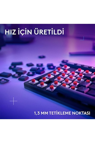 Logitech G515 Lightspeed TKL Tactile Switch İngilizce RGB Kablosuz Oyuncu Klavye