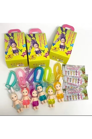 Sony Angel Anahtarlık Büyük Boy Sürpriz Kutulu Yeni Nesil Labubu Tarz Bebek Anahtarlık Sony Angel Sonyangell10