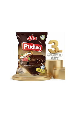 Afia Kakaolu Puding 3x125 Gr