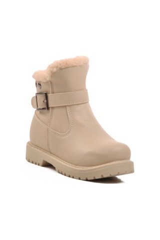 Bej Poliüretan Kız Çocuk Bot 24064 P Bej