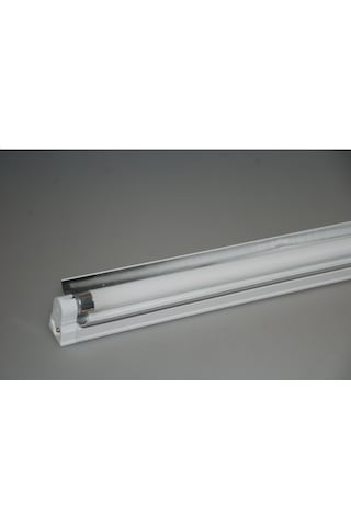 T5 Bant Armatür 1X21W Reflektörlü Elektronik Balastlı Günışığı Antrasit