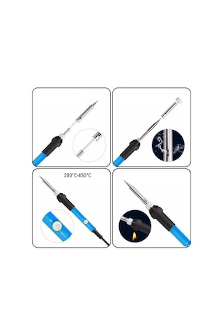 60W Sıcaklık Ayarlı Kalem Havya – Seramik Rezistörlü, Elektronik Lehimleme Aracı