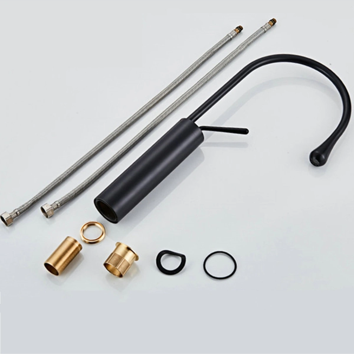 Nefa Yapı Fleko Çanak Lavabo Bataryası Joistic Siyah