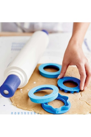 Sihirli Merdane Oklava Ve Kurabiye Kalıpları Mavi