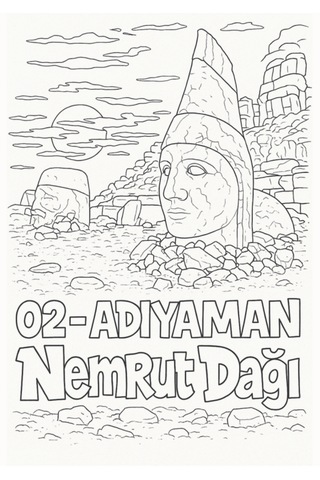 Herkes İçin 81 İl Boyama Kitap Seti 2 Kitap Her İlin En Meşhur Y
