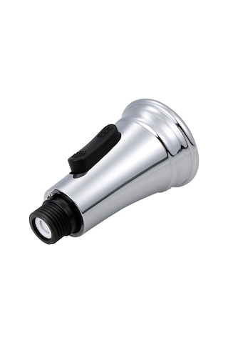 Gajeena G1/2 Bağlantı Krom Kaplama, 2 Fonksiyonlu Akış/sprey Abs Mutfak Fırçası, Geri Akış Engelleyici Valfli Değiştirme Ünitesi Gümüş