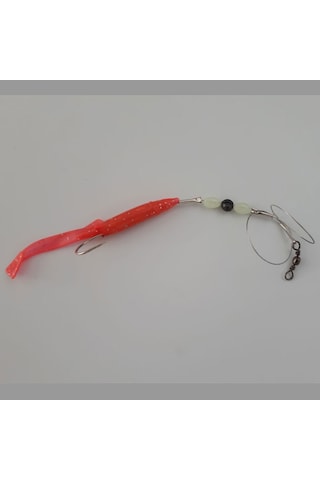 Levrek Lüfer Avcısı Çelik Telli Silikon Balık 8,5 Cm