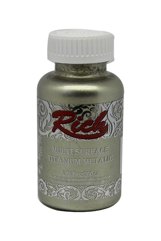Rich Multi Surface Titanium Metalik Boya 200 Cc. 2512 Bal Köpüğü Rich Multi Surface Titanium Metalik Boya 200 Cc. 2512 Bal Köpüğü